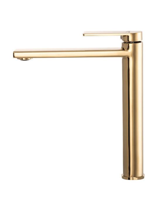 Granitan Retro Waschbeckenarmatur Groß Gold