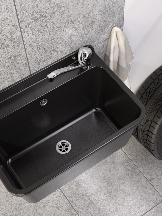 Granitan Mixing Sink Faucet Silver