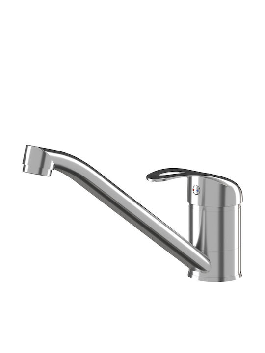 Granitan Retro Waschbeckenarmatur Silber