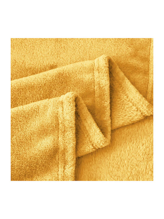 Κουβέρτα Fleece Μονή 150x200εκ. Yellow 8711252031477YELLOW