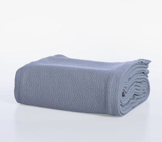 Nef-Nef Homeware Sensor Одеяло Пике Двойно 230x250см Синьо