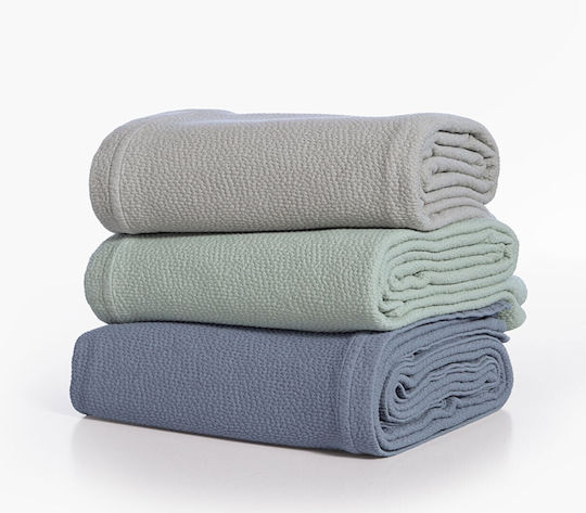 Nef-Nef Homeware Sensor Pique Blanket Double 230x250cm Gray