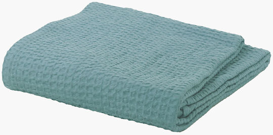 Nef-Nef Homeware New Golf Одеяло Пике Двойно 220x240см Тюркоазено