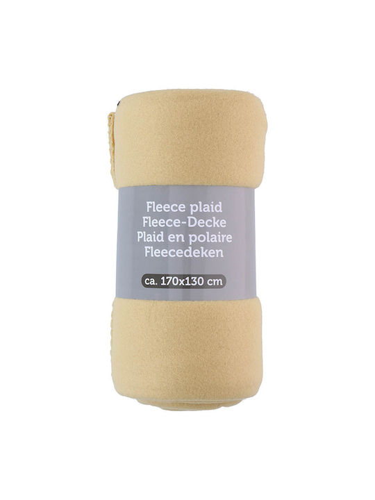Fleece Decke Einzeln 170x130cm Gelbe