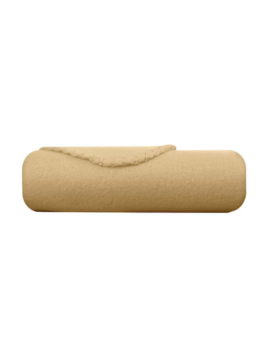 Fleece Decke Einzeln 170x130cm Gelbe