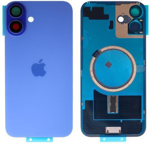 Vollständiges Rückseiten-Cover Magsafe Magnet Rückdeckel Apple iPhone 16 Plus Ultramarin