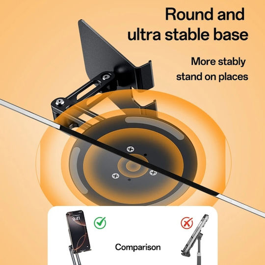 Yesido Stand De Birou Pentru Telefon Mobil Argintiu