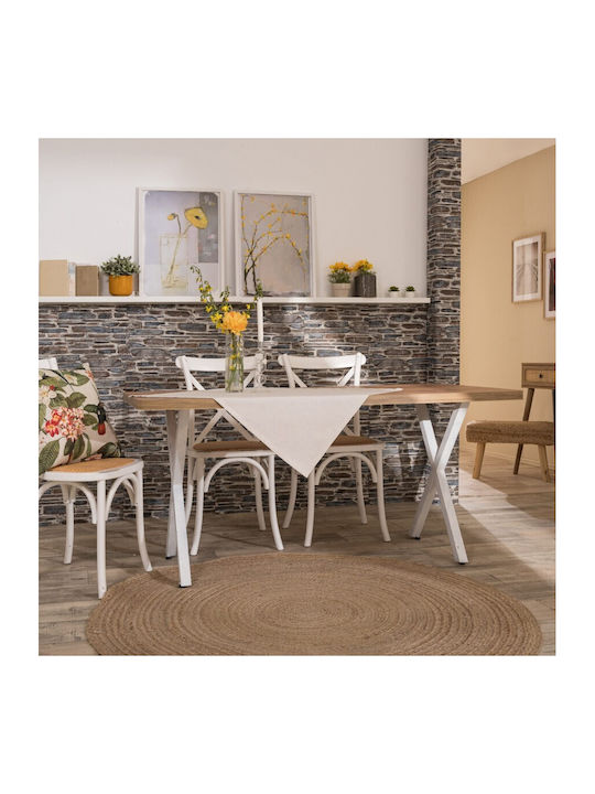 Teoran Карирана Покривка за Маса Alora 90x90см