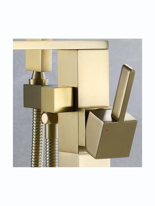 Mischbatterie Badewanne Komplettes Set Gold