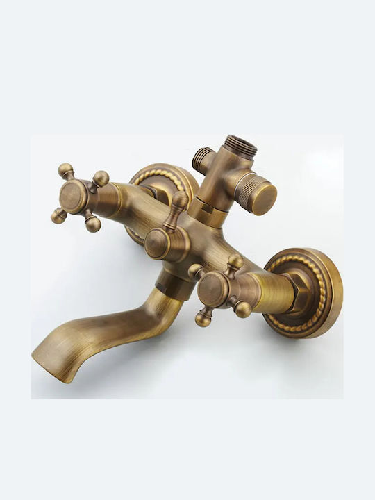 Coloană De Duș Cu Mixer De Cadă Aurie Reglabilă