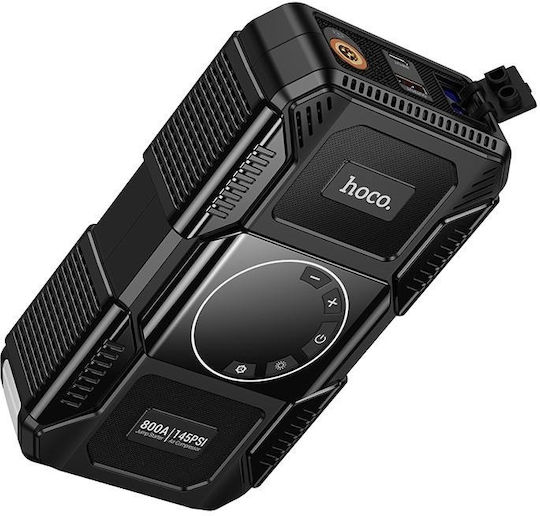 Hoco QS6 Portable Car Battery Jump Starter 8000mAh with Pump / Φακό 12V