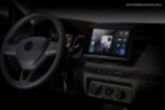 Pioneer Auto-Audiosystem 2 DIN Bluetooth USB WiFi GPS Apple CarPlay Android Auto Notenblätter mit Touchscreen 6.8 Zoll
