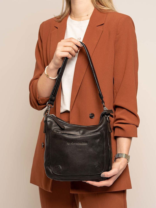 Leather Women's Shopper Shoulder Bag Lilac