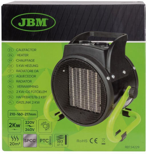 JBM Industrial Electric Air Heater 2kW