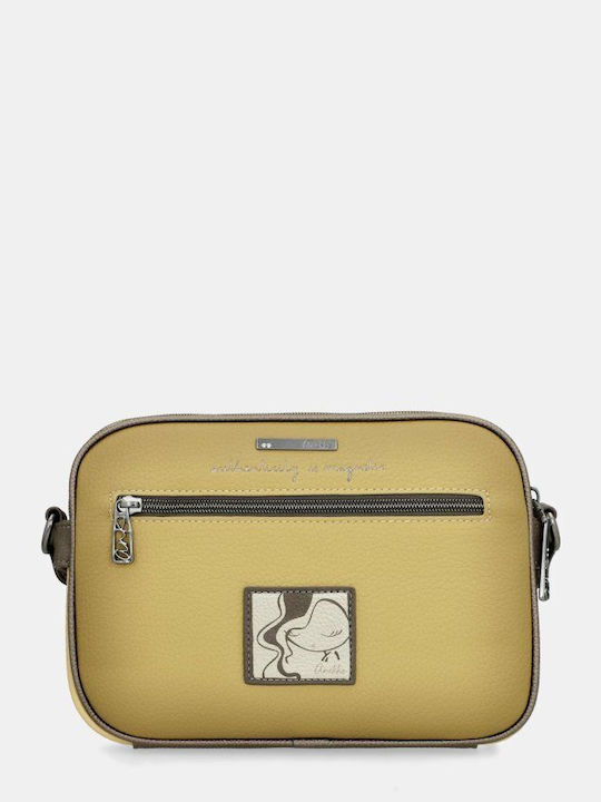 Damen Crossbody Schulter Tasche Gelbe