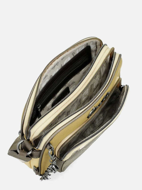 Damen Crossbody Schulter Tasche Gelbe