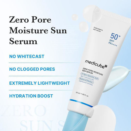 Medicube Zero Pore Feuchtigkeitsspendendes Serum Gesicht SPF50 Für Festigung 50ml