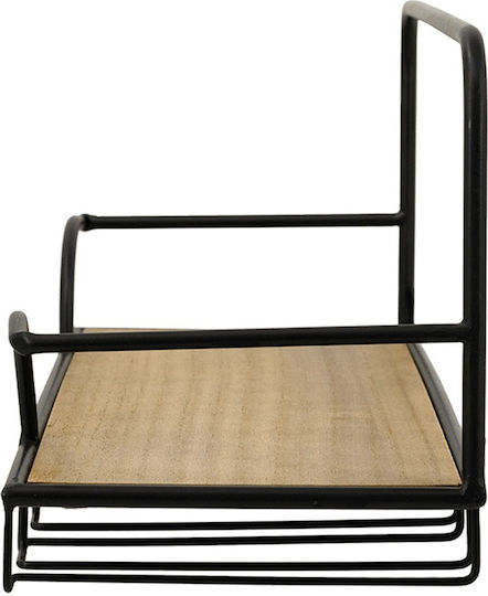 Wandregal Gaia Braune 62x21x25cm