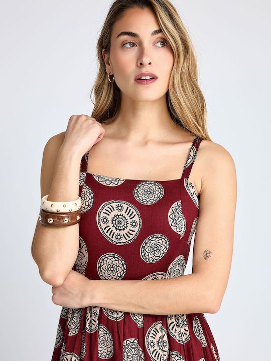 Лятна Maxi Рокля Henna Кафяв