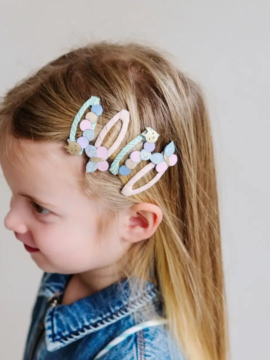 Mimi & Lula Set Kids Hair Clips with Bobby Pin Figure 4 Pieces