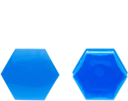 19 Mm Blue Screw Caps 20 Pcs Simple Installation Remover
