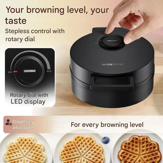 Clatronic Heinner Βαφλιέρα Für Herz Waffeln 1200W