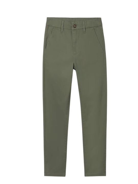 Kids' Pants Chino Green Basic