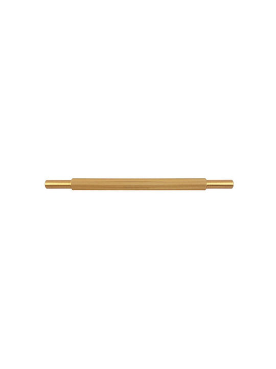Viefe Mâner Pentru Mobilier Din Metal Brushed Brass 291mm (Centrele Găurilor 192mm) 0583192L291