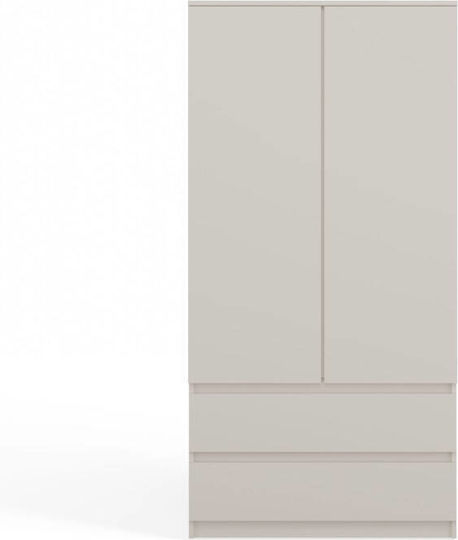 Double Door Wardrobe Kashmir 90x50x180cm