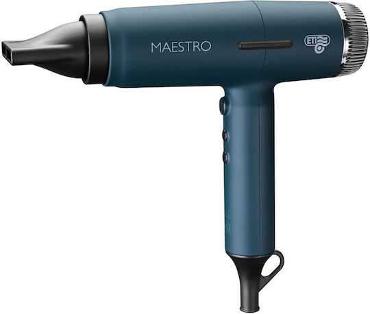 Eti Maestro Ionic Επαγγελματικό Πιστολάκι Μαλλιών με Φυσούνα 2000W Cobalt