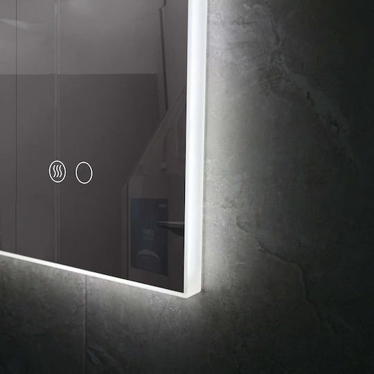 Polihome Καθρέπτης Τοίχου με Πλαίσιο 100x70cm