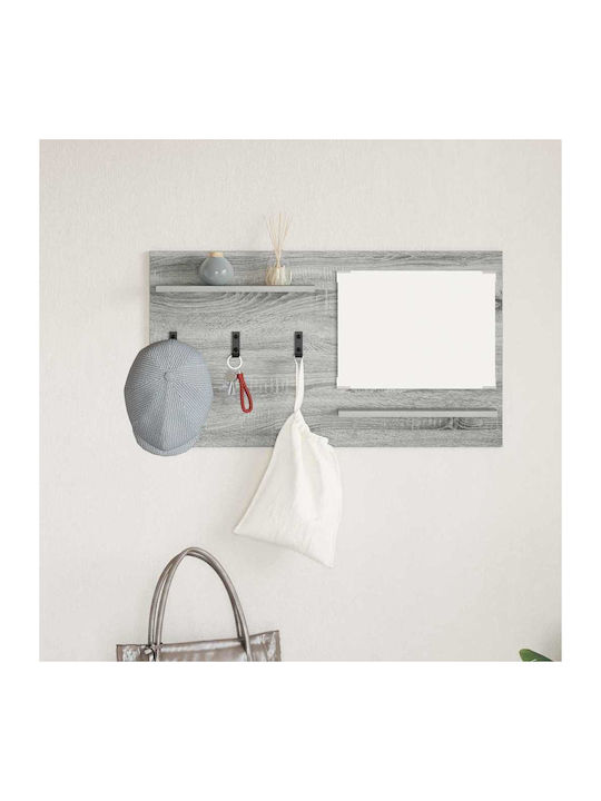 Hallway Furniture with Mirror & Hanger 90x10x50cm