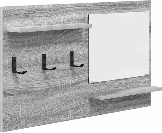 Hallway Furniture with Mirror & Hanger 90x10x50cm