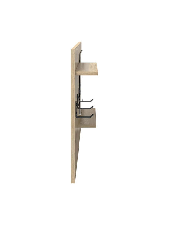 Hallway Furniture with Mirror & Hanger 90x10x50cm