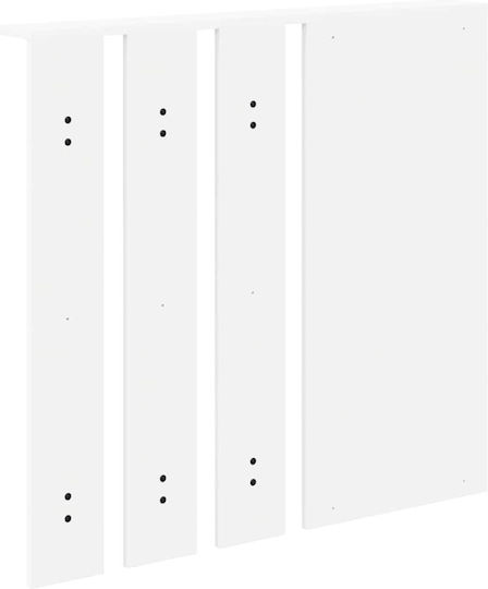 Entrance Furniture with Mirror & Hanger 84x10x80 cm