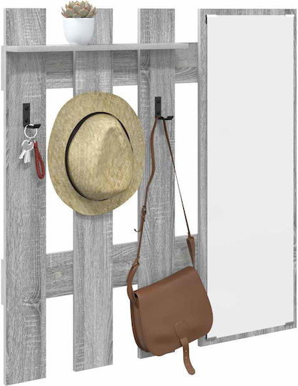 Hallway Furniture with Mirror & Hanger 100x10x100cm