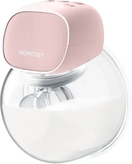 Momcozy S9 Pro Portable Double Breast Pump Battery BPA Free Pink 180ml