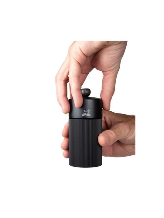 Peugeot Manual Salt Mill Wooden in Black Color 12cm