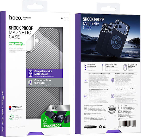 Hoco Заден Калъф Черен iPhone 17