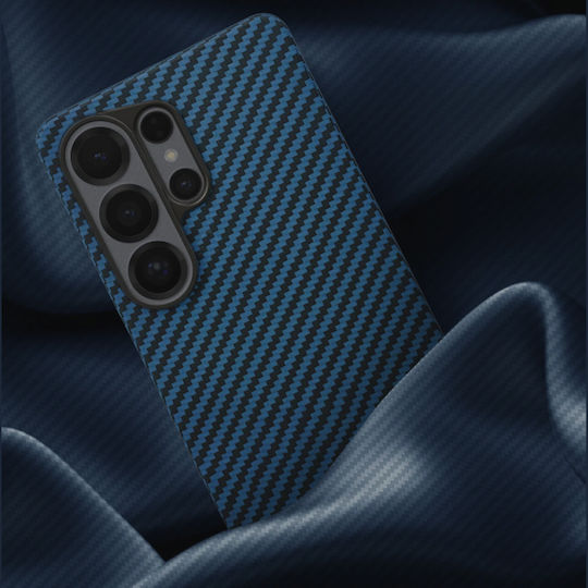 Nekit Handyhülle Kunststoff / Aramidfaser 1mm Blau Galaxy S26 Ultra