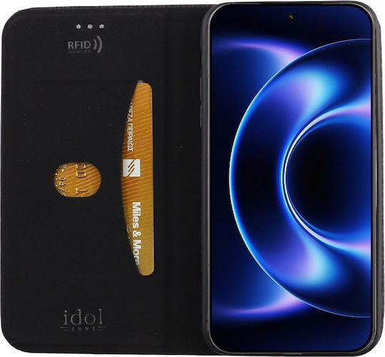 Idol 1991 Handyhülle aus Synthetischem Leder / Silikon Schwarz (Xiaomi 17 Ultra)