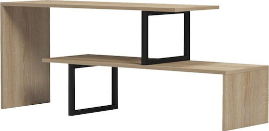 Телевизионен Мебел Lilant от Метал и Дърво Sonoma - Черен М110xД30xВ45cm