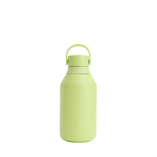Chilly's Series 3 Bottle Thermos Stainless Steel BPA Free 350ml Limelite