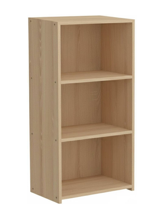 Βιβλιοθήκη Eliot 3s Μπεζ 60x30x108εκ.