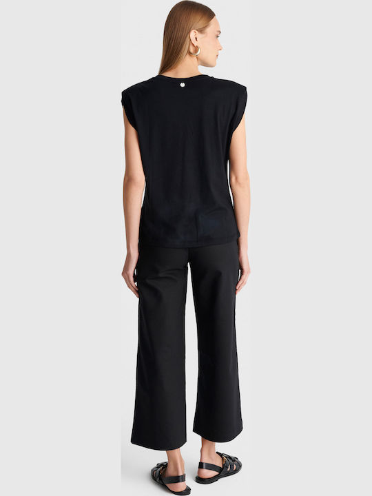 Women's Sleeveless Blouse Black