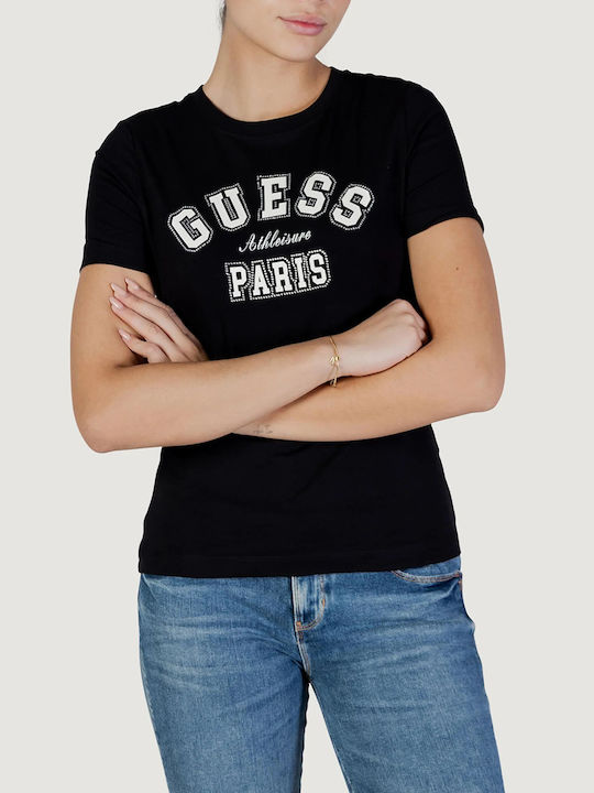 Guess Damen T-Shirt Schwarz