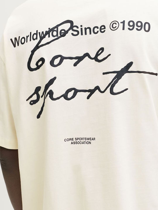 T-shirt Εκρου