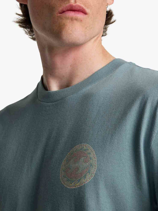 Herrenblusen Kurzarm T-Shirt Crayon Wave