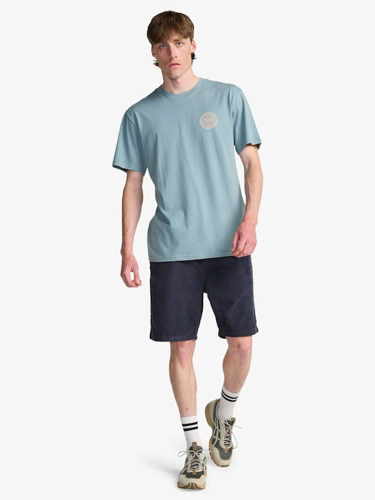 Herrenblusen Kurzarm T-Shirt Crayon Wave