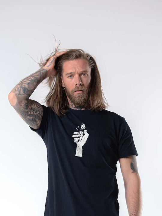 T-shirt Μπλε Σκούρο